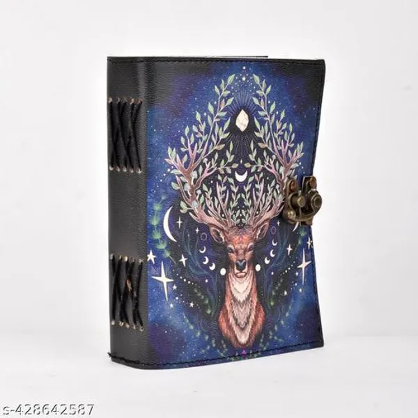Trendy_Design_Deer_Printed_Leather_Notebook_Diaries_For_All_Boys_And_Girls