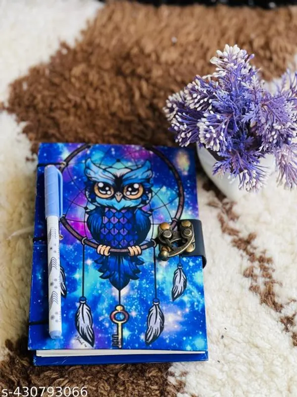 Sale_Price_Live_Owl_Dream_Catcher_Diary_With_Lock