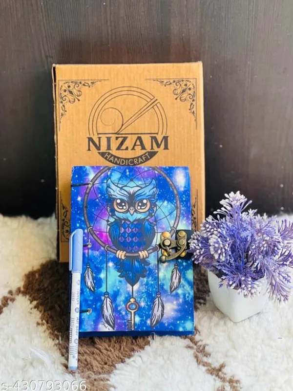 Sale_Price_Live_Owl_Dream_Catcher_Diary_With_Lock