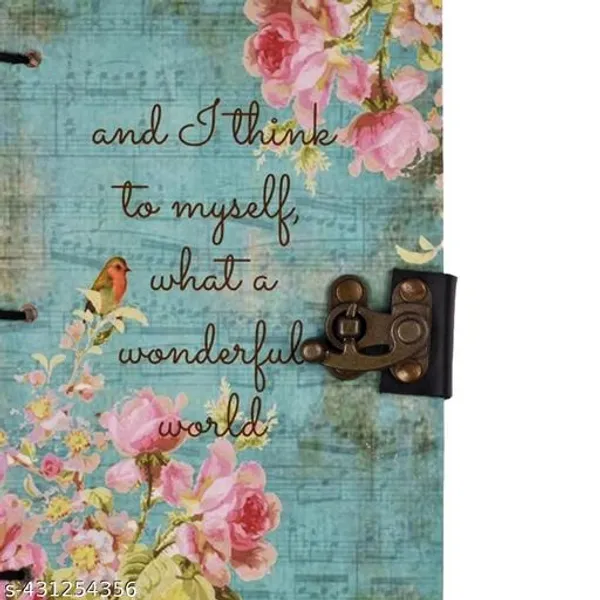 Wonderful_World_Diary_In_Euro_Binding_With_100_Recycled_Handmade_Paper_7X5_Inch_200_Pages