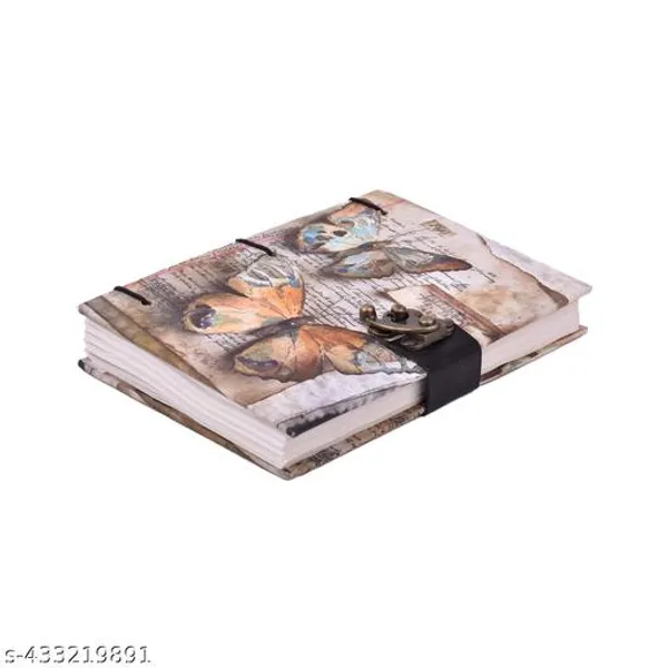 Handcrafted_Vintage_Butterfly_Notebook_Printed_Diaree_7X5_Inch_200_Pages