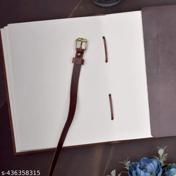 Trendy_Key_Closure_Leather_Journal_Unruled_Vintage_Leather_Journal