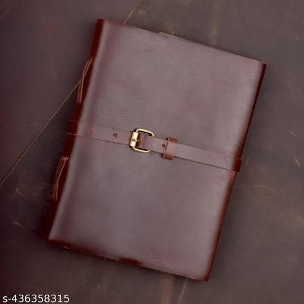 Trendy_Key_Closure_Leather_Journal_Unruled_Vintage_Leather_Journal