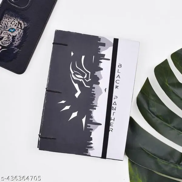 Limitted_Stock_Order_Now_Trendy_Black_Panther_Printed_Diaree_For_Boys_And_Girls_Leather_Printed_Diarees_Notebook_Diaree