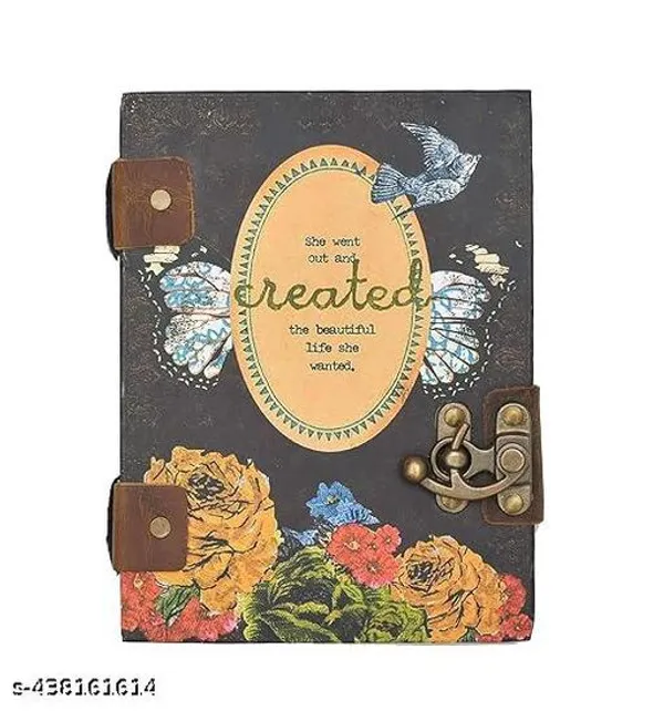 Trendy_Print_Printed_Cardboard_Diary_Notebook_With_Lock_Clasp_For_Gift_Office_Use_5_7_Inch_200_Pages_A5_Diary_Unruled_200_Pages