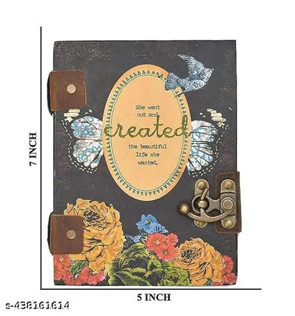 Trendy_Print_Printed_Cardboard_Diary_Notebook_With_Lock_Clasp_For_Gift_Office_Use_5_7_Inch_200_Pages_A5_Diary_Unruled_200_Pages
