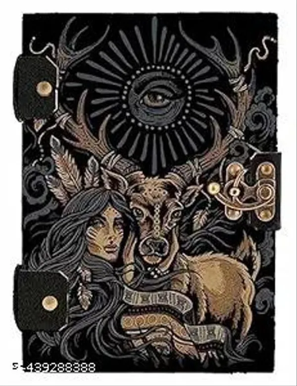 Limited_Stock_Trendy_Deer_Girl_Leather_Printed_Diaree_For_All_Purpose_Notebook_Diaree