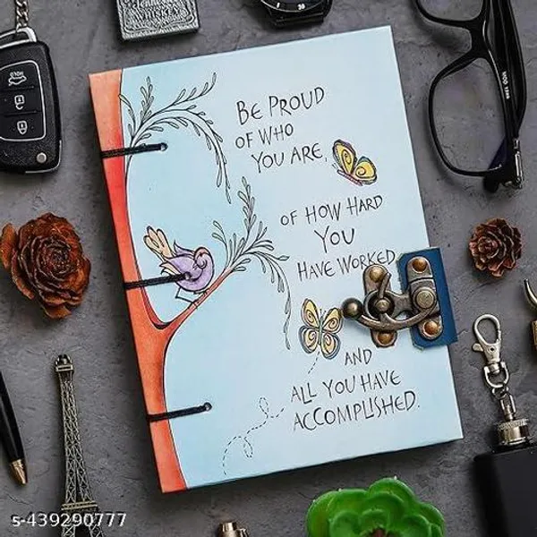 Trendy_Handwritten_Printed_Diary_Journal_With_Lock_Handmade_Diary_For_Professionals_Students