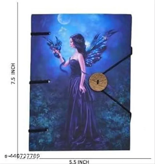 Leather_Printed_Blue_Girl_Diaree_For_Princess_Girl_Notebook_Dairee