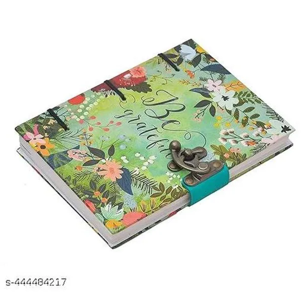 Printed_Be_Greatful_Stylish_A5_Leather_Diary_With_Lock_Clasp_Unruled_Pages_For_Creativity