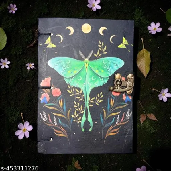 Butterflys_Print_Special_Binding_A5_Diary_Un_Ruled_200_Pages_Multicolor_7X5_Inch