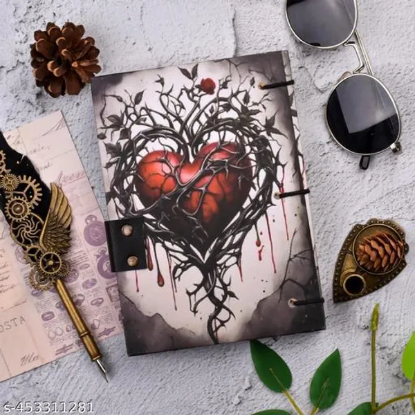 Heart_Print_Special_Binding_A5_Diary_Un_Ruled_200_Pages_Multicolor_7X5_Inch