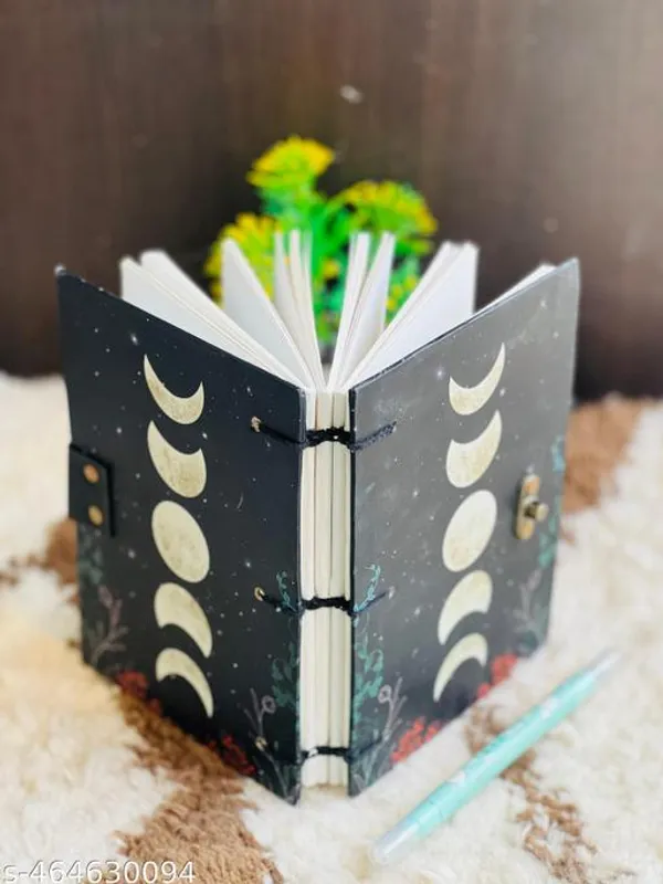 Moon_Sepical_Printed_Diary_Notebook_With_Lock_Clasp_For_Gift_Office_Use_5_7_Inch_200_Pages_A5_Diary_Unruled_200_Pages
