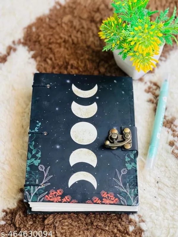 Moon_Sepical_Printed_Diary_Notebook_With_Lock_Clasp_For_Gift_Office_Use_5_7_Inch_200_Pages_A5_Diary_Unruled_200_Pages