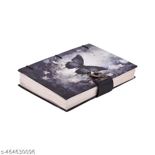 Trendy_Butterfly_Printed_Diary_Notebook_With_Lock_Clasp_For_Gift_Office_Use_5_7_Inch_200_Pages_A5_Diary_Unruled_200_Pages_Dairy_Lock_Wali