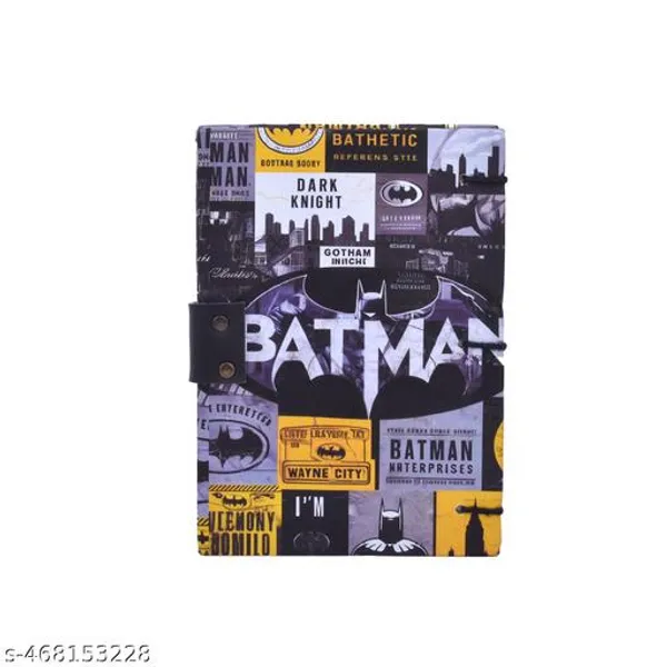 Trendy_Batman_Printed_Diary_Notebook_With_Lock_Clasp_For_Gift_Office_Use_5_7_Inch_200_Pages_A5_Diary_Unruled_200_Pages