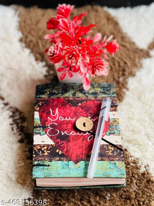 Sale_Price_Live_Trendy_You_Are_Enough_Unique_Design_Printed_Diary_200_Pages_High_Quality_A5_Size_Multicolor