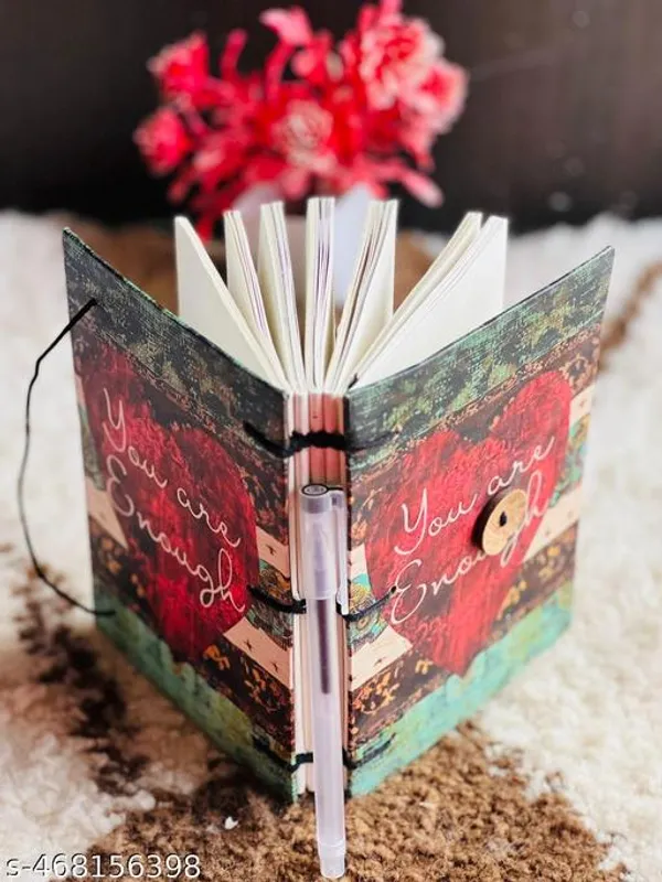 Sale_Price_Live_Trendy_You_Are_Enough_Unique_Design_Printed_Diary_200_Pages_High_Quality_A5_Size_Multicolor