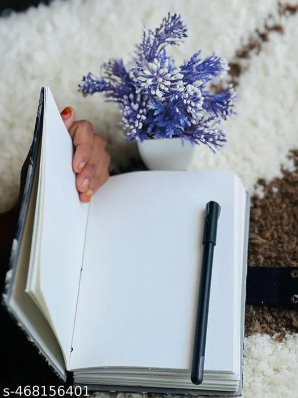 Hand_Skeleton_Printed_Diary_Notebook_With_Lock_Clasp_For_Gift_Office_Use_5_7_Inch_200_Pages_A5_Diary_Unruled_200_Pages