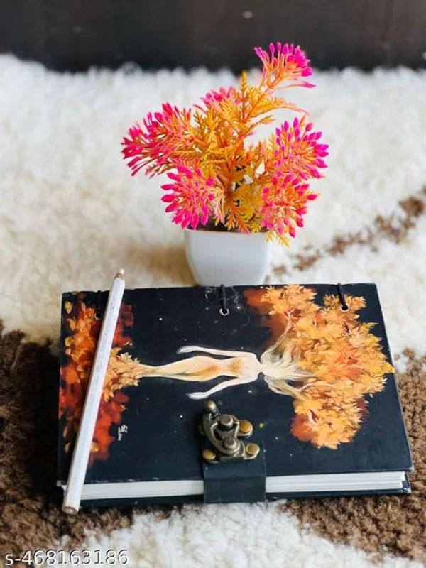 Trendy_Unique_Printed_Diary_Notebook_With_Lock_Clasp_For_Gift_Office_Use_5_7_Inch_200_Pages_A5_Diary_Unruled_200_Pages