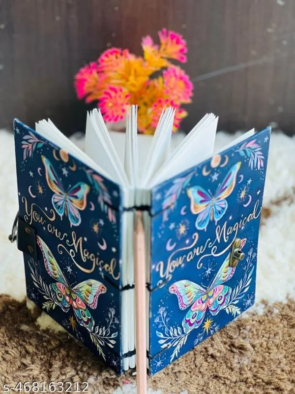Limited_Stock_Trendy_You_Are_Magical_Printed_Diary_Notebook_With_Lock_Clasp_For_Gift_Office_Use_5_7_Inch_200_Pages_A5_Diary_Unruled_200_Pages