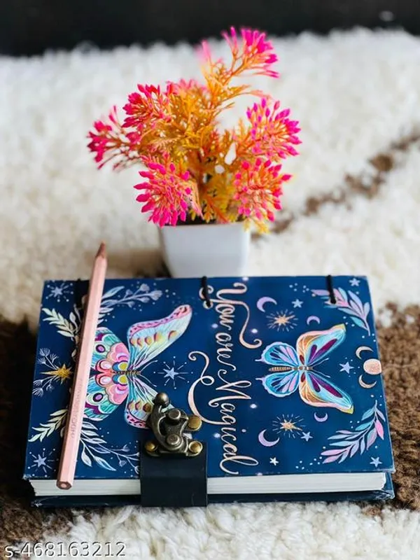 Limited_Stock_Trendy_You_Are_Magical_Printed_Diary_Notebook_With_Lock_Clasp_For_Gift_Office_Use_5_7_Inch_200_Pages_A5_Diary_Unruled_200_Pages