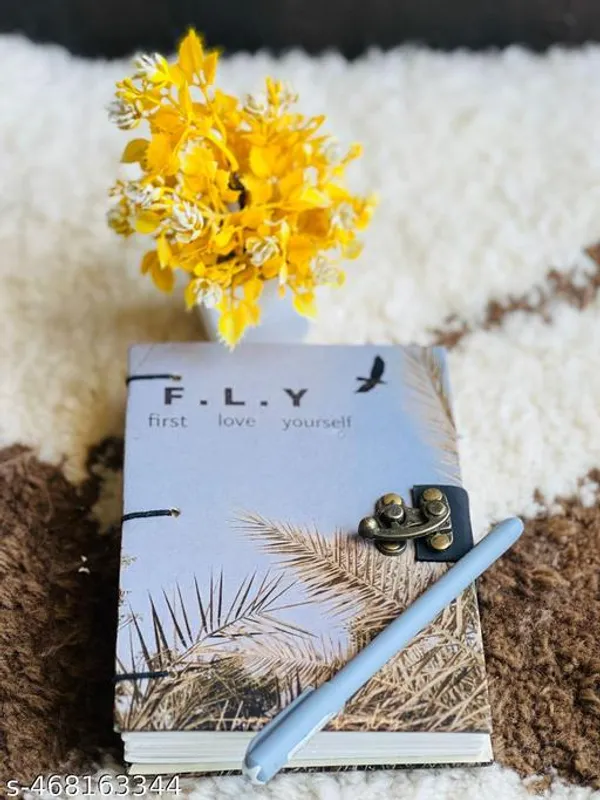 Sale_Price_Live_Trendy_Fly_Printed_Diary_Notebook_With_Lock_Clasp_For_Gift_Office_Use_5_7_Inch_200_Pages_A5_Diary_Unruled_200_Pages