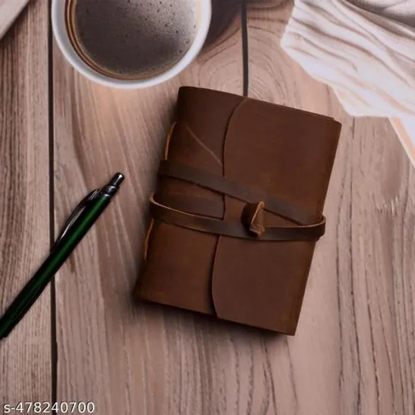 Leather_Diary_Notebook_With_Gift_Office_Use_3X5_Inch_200_Pages_A4_Diary_Unruled_200_Pages
