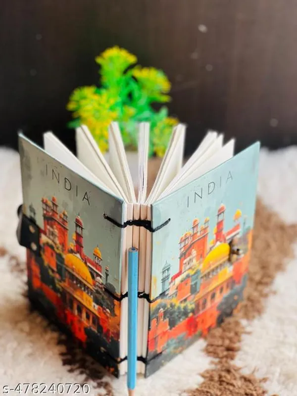 Sale_Price_Live_Trendy_Beautifully_Designed_Diary_Printed_Diary_Notebook_With_Lock_Clasp_For_Gift_Office_Use_5_7_Inch_200_Pages_A5_Diary_Unruled_200_Pages