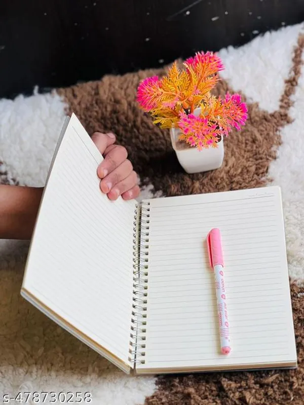 Spiral_Line_A4_Size_200_Pages_Ruled_Spiral_Bound_Notebook_White_Ruled_Paper_Wirebound_Journal_Diary_Meeting_Conference_Pad_For_School_Office_A5_Multicolour_Size_14X21Cm