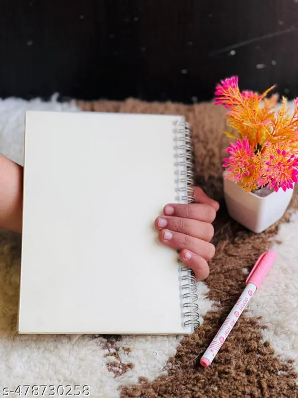 Spiral_Line_A4_Size_200_Pages_Ruled_Spiral_Bound_Notebook_White_Ruled_Paper_Wirebound_Journal_Diary_Meeting_Conference_Pad_For_School_Office_A5_Multicolour_Size_14X21Cm