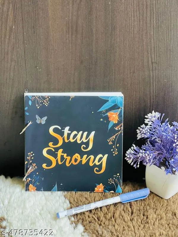 Stay_Strong_Printedspiral_Plain_A5_Size_200_Pages_Unruled_Spiral_Bound_Notebook_White_Unruled_Paper_Wirebound_Journal_Diary_Meeting_Conference_Pad_For_School_Office_A5_Multicolour_Size_8X12Cm