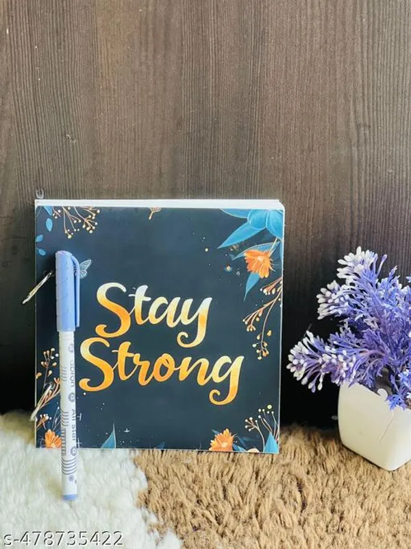 Stay_Strong_Printedspiral_Plain_A5_Size_200_Pages_Unruled_Spiral_Bound_Notebook_White_Unruled_Paper_Wirebound_Journal_Diary_Meeting_Conference_Pad_For_School_Office_A5_Multicolour_Size_8X12Cm