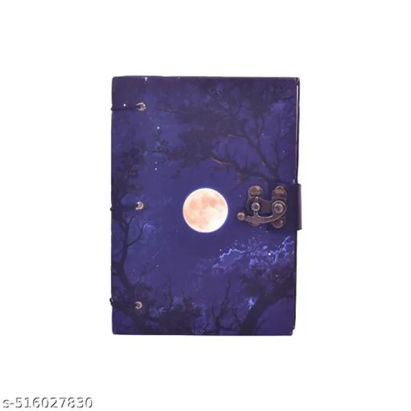 Diary_Notebook_Trendy_Full_Moon_Printed_Special_Binding_A5_Diary_Un_Ruled_200_Pages_Blue_7X5_Inch