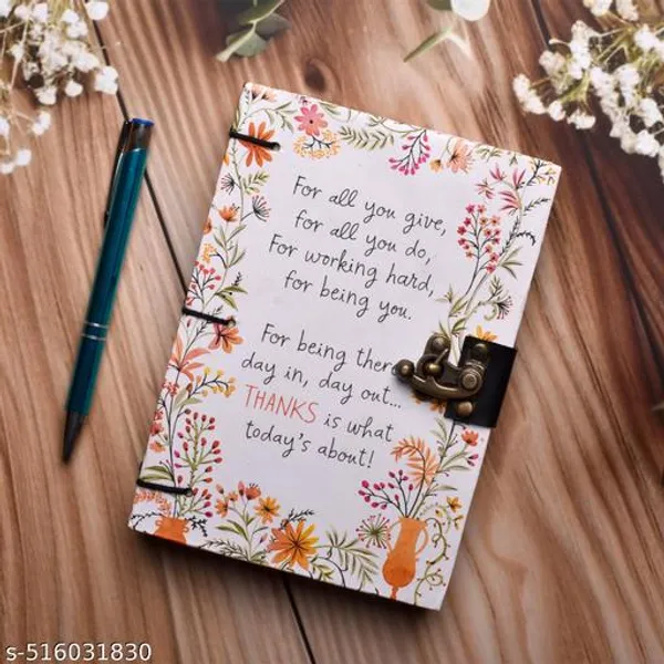 Beautiful_Note_Printed_Diary_Notebook_With_Lock_Clasp_For_Gift_Office_Use_5X7_Inch_200_Pages_A5_Diary_Unruled_200_Pages