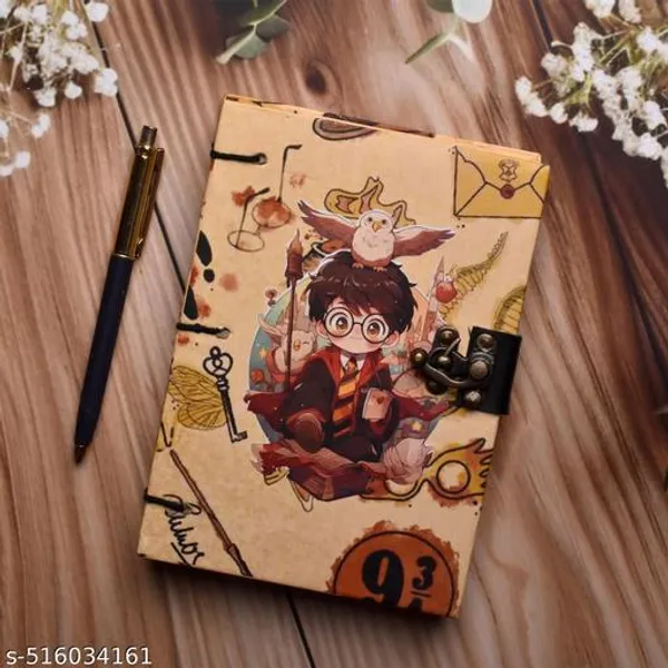 Trendy_Harry_Potter_Printed_Special_Binding_A5_Diary_Notebook_Un_Ruled_200_Pages_Blue_7X5_Inch