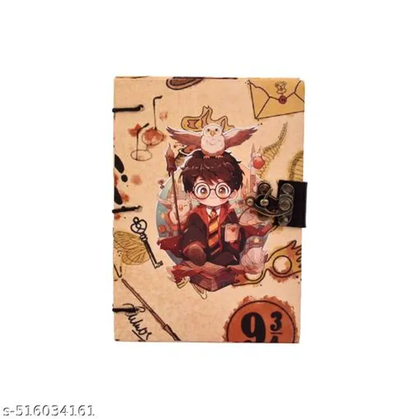 Trendy_Harry_Potter_Printed_Special_Binding_A5_Diary_Notebook_Un_Ruled_200_Pages_Blue_7X5_Inch
