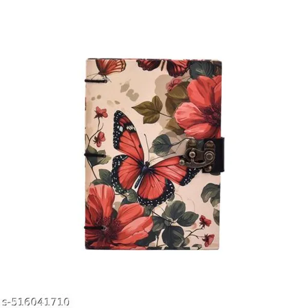 Diary_Notebook_Trendy_Butterfly_Printed_Special_Binding_A5_Diary_Un_Ruled_200_Pages_Blue_7X5_Inch
