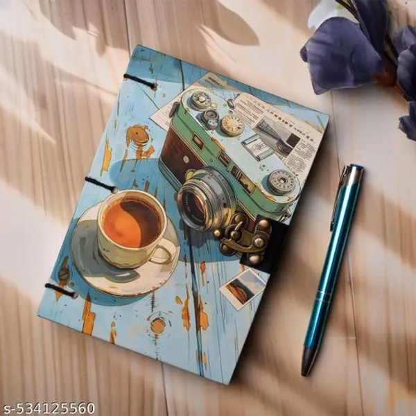 Diary_Notebook_Trendy_Printed_Diary_Notebook_With_Lock_Clasp_For_Gift_Office_Use_A5_Diary_Unruled_200_Pages