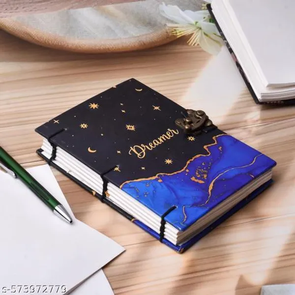 Handmade_Printed_Cardboard_Journal_Diary_With_Buckle_Lock_Unruled_200_Pages_Notepad_Personal_Diaries_For_Men_And_Women