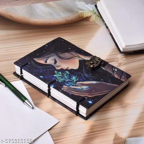 Handmade_Printed_Cardboard_Journal_Diary_With_Buckle_Lock_Unruled_200_Pages_Notepad_Personal_Diaries_For_Men_And_Women