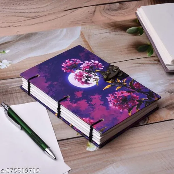 Handmade_Printed_Cardboard_Journal_Diary_With_Buckle_Lock_Unruled_200_Pages_Notepad_Personal_Diaries_For_Men_And_Women