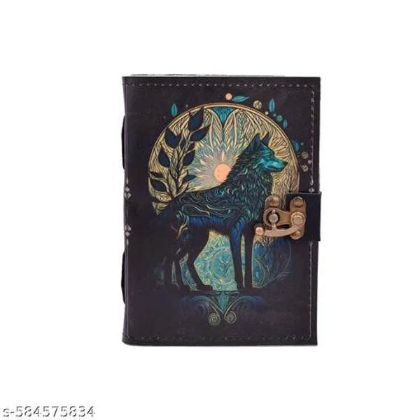 Handmade_Printed_Cardboard_Journal_Diary_With_Buckle_Lock_Unruled_200_Pages_Notepad_Personal_Diaries_For_Men_And_Women