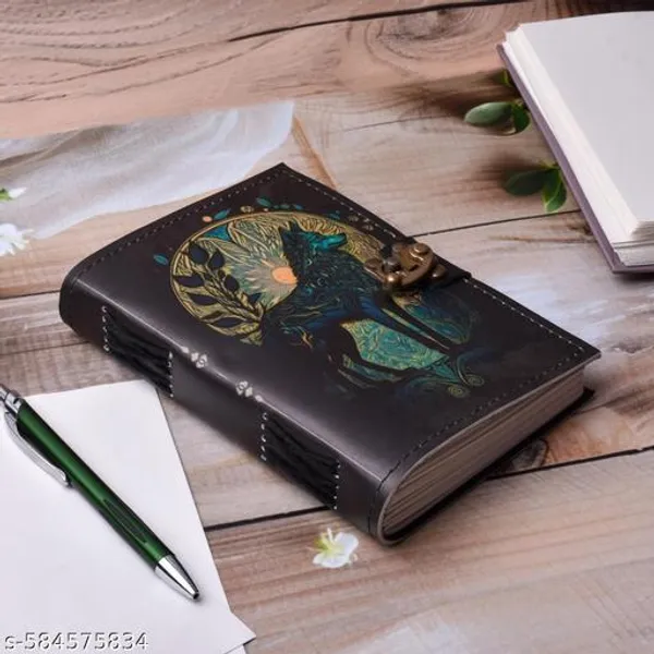 Handmade_Printed_Cardboard_Journal_Diary_With_Buckle_Lock_Unruled_200_Pages_Notepad_Personal_Diaries_For_Men_And_Women