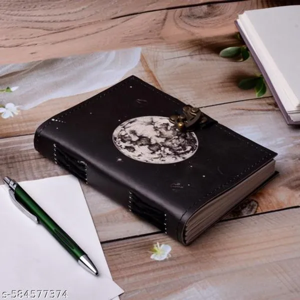 Handmade_Printed_Cardboard_Journal_Diary_With_Buckle_Lock_Unruled_200_Pages_Notepad_Personal_Diaries_For_Men_And_Women