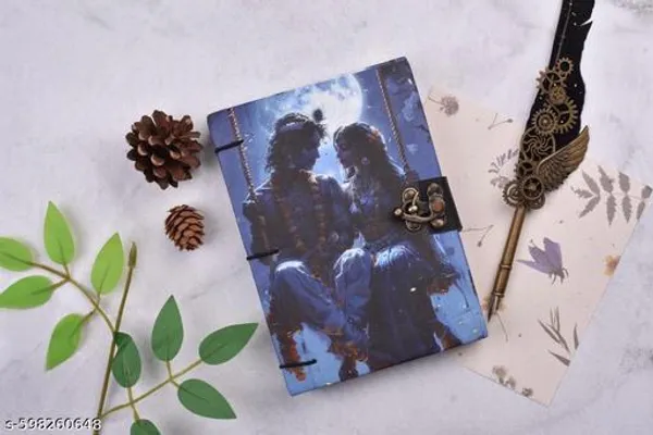 Handmade_Printed_Cardboard_Journal_Diary_With_Buckle_Lock_Unruled_200_Pages_Notepad_Personal_Diaries_For_Men_And_Women