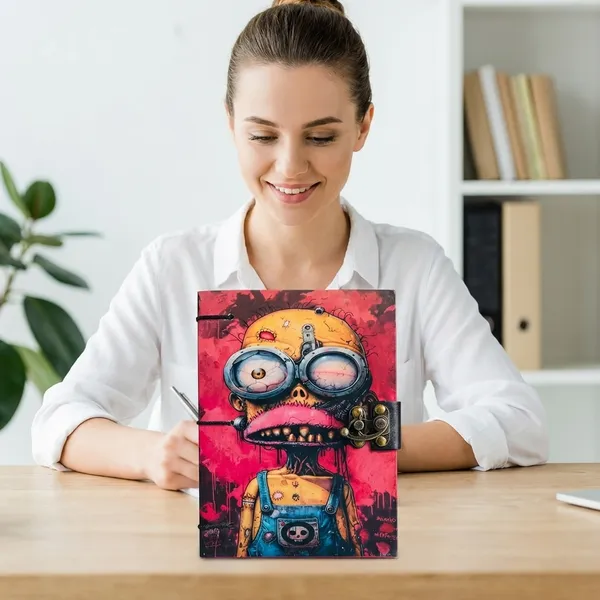 Sale_Price_Live_Trendy_Zombie_Printed_Diary_Notebook