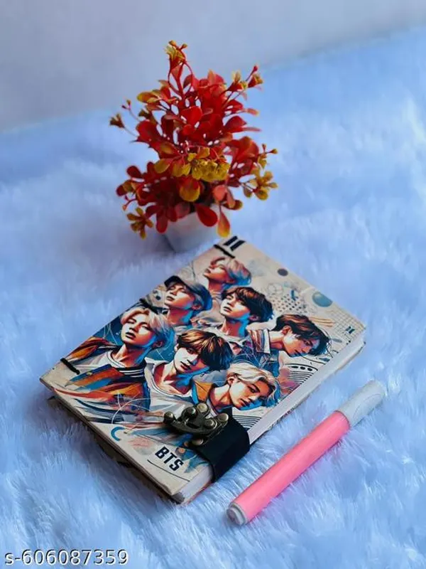 Handmade_A5_Diary_With_Metal_Lock_200_Pages