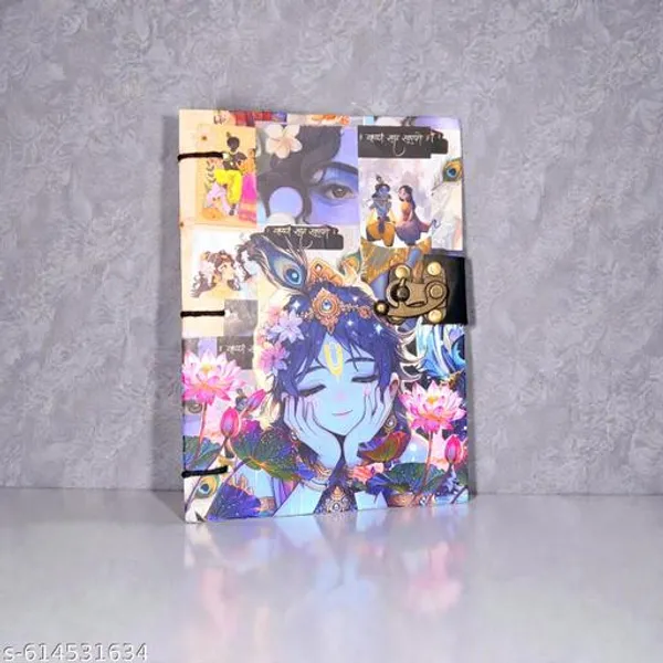 A5_Lord_Krishna_Notebook_With_Lock_200_Page_Art_Journal_For_Writing_Sketching_Or_Devotional_Notes