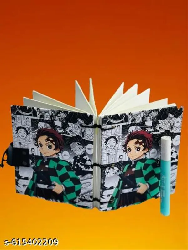 Demon_Slayer_Tanjiro_A5_Lock_Diary_With_200_Pages_Anime_Design_Notebook_For_Daily_Writing_And_Notes